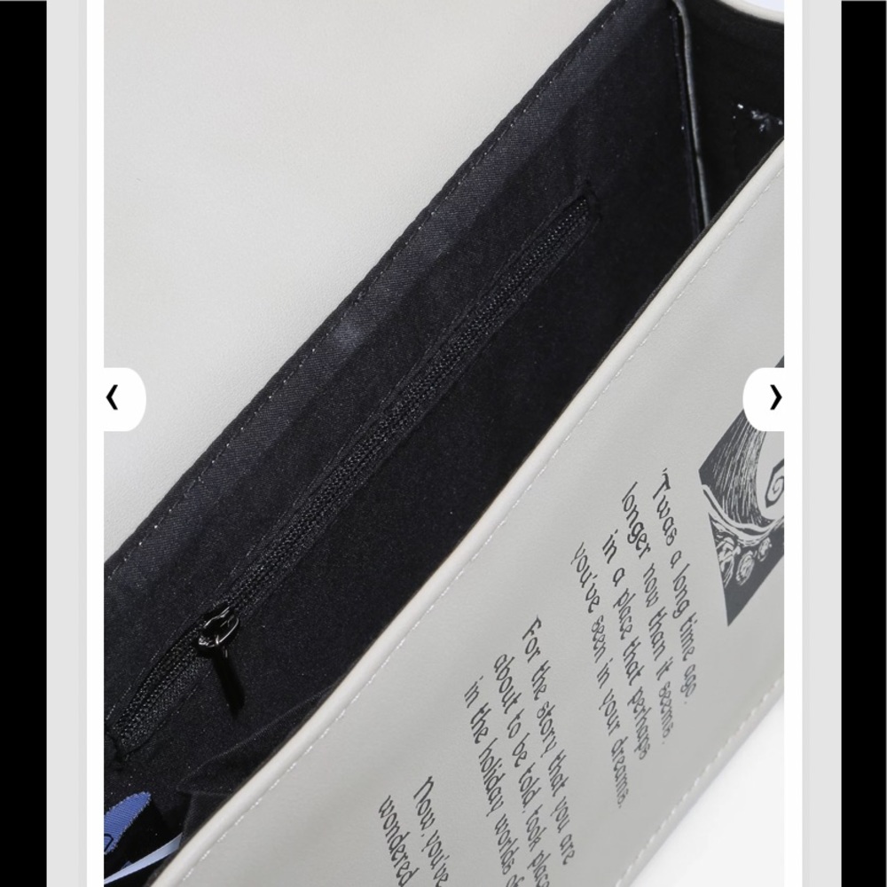 NIGHTMARE BEFORE CHRISTMAS Book CROSSBODY BAG SET! - Picture 5 of 9